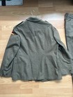 West German Field Jacket Green Wool Shirt Military Uniform  Germany 1960s  Nato