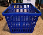 Vintage 90s Toys R Us Shopping Basket Blue Geoffrey Cart Bag Store Collectible