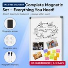 24  X 18  Magnetic Whiteboard For Wall Dry Erase Board With Silver Frame Hanging