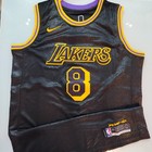 Kobe Bryant Signed Los Angeles Lakers Jersey Black Mamba  8   Coa