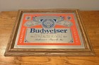Vintage Classic Budweiser King Of Beers 20x24  Framed Mirror - Man Cave Bar Sign