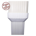 6 Pack Downspout Adapter 3x4 To 2x3 White Downspout To Downspout Connector