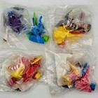 Mcdonalds 1991 Mcdonaldland Happy Meal Toy Set 4 New Sealed Figures On Wheelies