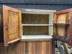 Antique Hoosier Kitchen Cabinet Oak Authentic Original 71 x50 x25 