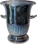 Kent Silversmith Vintage Large Trophy Silver Plate Champagne Ice Bucket 9 5 tall