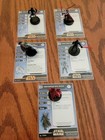 Star Wars Miniatures Wotc - 5 Dark Side Figures With Cards  General Grievous