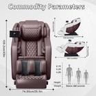 Luxury Massage Chair Full Body Zero Gravity Recliner Hip Heating Foot Massage 