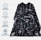 Salon Hair Cutting Cape Barber Apron Hairdresser Gown Durable Waterproof - V2