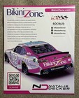 Natalie Decker Signed 2025 Bikini Zone Shave Gel Postcard Hero Card Coa