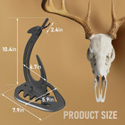 European Mount Skull Hanger     Adjustable Deer Skull Mount Stand For Table  Desk 