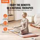 Far Infrared Heating Pad 5 Natural Crystal Gemstone Mat With Negative Ions