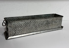 Vintage P  t   En Cro  te Baking Mold 12  Hinged Chevron Pattern Made In France