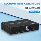 Sdi Usb 3 0 Audio Video Capture Card With Sdi hdmi Loop Out Grabber Dongle
