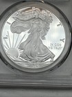 2019-w American Silver Eagle Proof  1 Dollar Pcgs Pf69 Dcam Flag Label