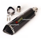 470mm Universal Motorcycle Bike Exhaust Muffler Pipe With Db Killer Silencer