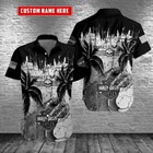 Personalized Harley Motor Racing Davidson Casual Button Down Shirt Unisex Adults