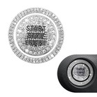2pcs Bling Rhinestone Car Push Start Button Cover  Exquisite Crystal Double 