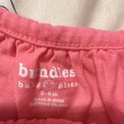 Bundles Baby Place Pink A-line Dress Girls 3-6 Months Cotton Sleeveless Embroid   