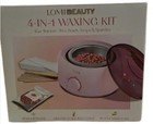 Lomi Beauty 4-in-1 Waxing Kit Single Wax Pot Pink Adjustable Temperature Control