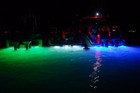Green Titan Led Underwater Drain Flange Light With Built In Drain 8000 Lumens