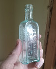 Open Pontil Linn Smith   Co Wholesale Druggists Philada 1840s Medicine Bottle