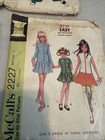 Vintage Children Clothes Patterns Lot Of 10