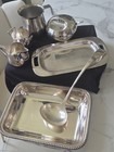 International S  Co  Rogers 1140 Art Deco Silverplate Serving Tray Platter