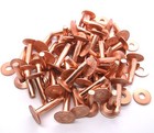 Copper Rivets   Burrs 75 Pk 11280-01 Tandy Leather Size 12 1 2 