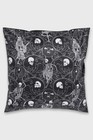 Killstar Danse Macabre Double Sided Cushion Cover In Black