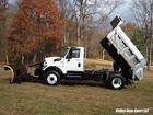 International 7400 Dump Plow Truck W  Spreader - Central Hydro - 62k Miles  