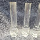 Vintage Russian Shot Glass Wide Base Narrow Stem 6in Tall