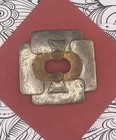 Vintage Modernist Unusual Odd Artisan Signed Baer Sculpture Brooch Collar Pin