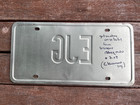 2016 New Hampshire Vanity License Plate Tag   Ejg