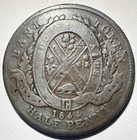 1844 Canada Bank Of Montreal 1 2 Half Penny  Vg