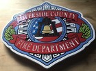 Fire Department Riverside 3d Routed Carved Wood Patch Plaque Sign Award Custom 
