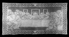 The Last Supper Filet Crochet Pattern   Vintage Mail Order Cc1