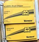 Vermeer Bc1000xl Brush Chipper Operators - Maintenance   Parts Manual Set Oem