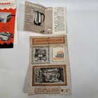 Vintage Ad Farberware Electric Coffee Maker Tag Instructions Recipe Book Lot