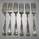 Antique Sterling Silver Gorham Buttercup Dinner Forks Lion-anchor-g Monogrammed