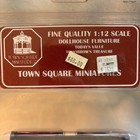 Town Square Miniatures Dollhouse Furniture Set 1 12 Scale Mahogany Living Room