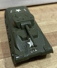 Vintage Midgetoy Us Army Military Tank Diecast Metal Usa 4    Length