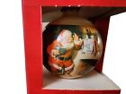 Coca-cola Classic Christmas Ornaments X4 Vtg Corning Glass Collectibles 1960