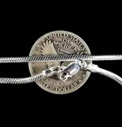 2 5mm Solid 925 Sterling Silver Italian Round Snake Chain Necklace Made In Italy