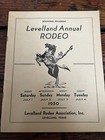 Vintage 1950 Levelland Texas Annual Rodeo Program   Insert