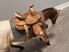  Traditional Breyer Size Western Saddle Set Model Horse  Peter Stone tack    