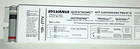 Sylvania Qtp4x54t5ho unv-psn-ht-w Quicktronic 4-lamp T5 Fluorescent Ballast