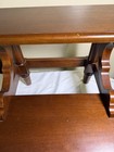 Vintage Mahogany Wooden Bedside Library Steps Made By The Bombay Company 