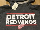 Nwt Men   s Adidas Detroit Red Wings Nhl Authentic Hoodie Msrp  75