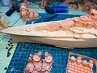 3d Printed 1 350 U s  Navy Battleship Californian Unpainted Model Kit New