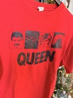 Queen Red Graphic T-shirt Rock   Pop Music Band Tee